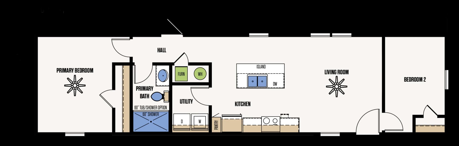 The Abilene floor plan