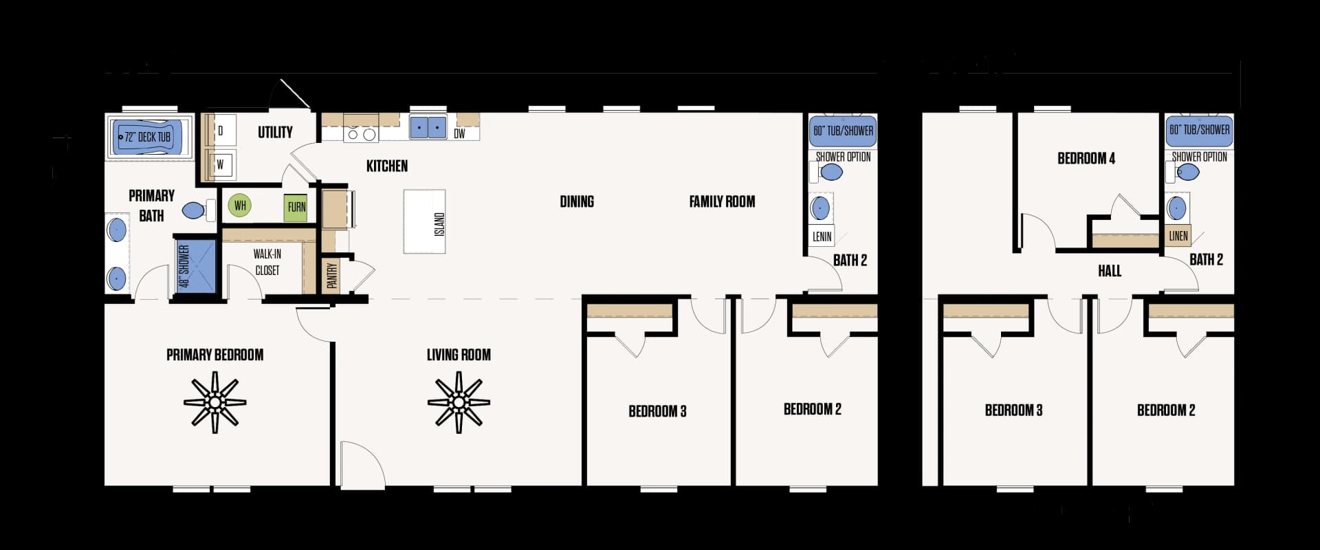 The Brewster floor plan