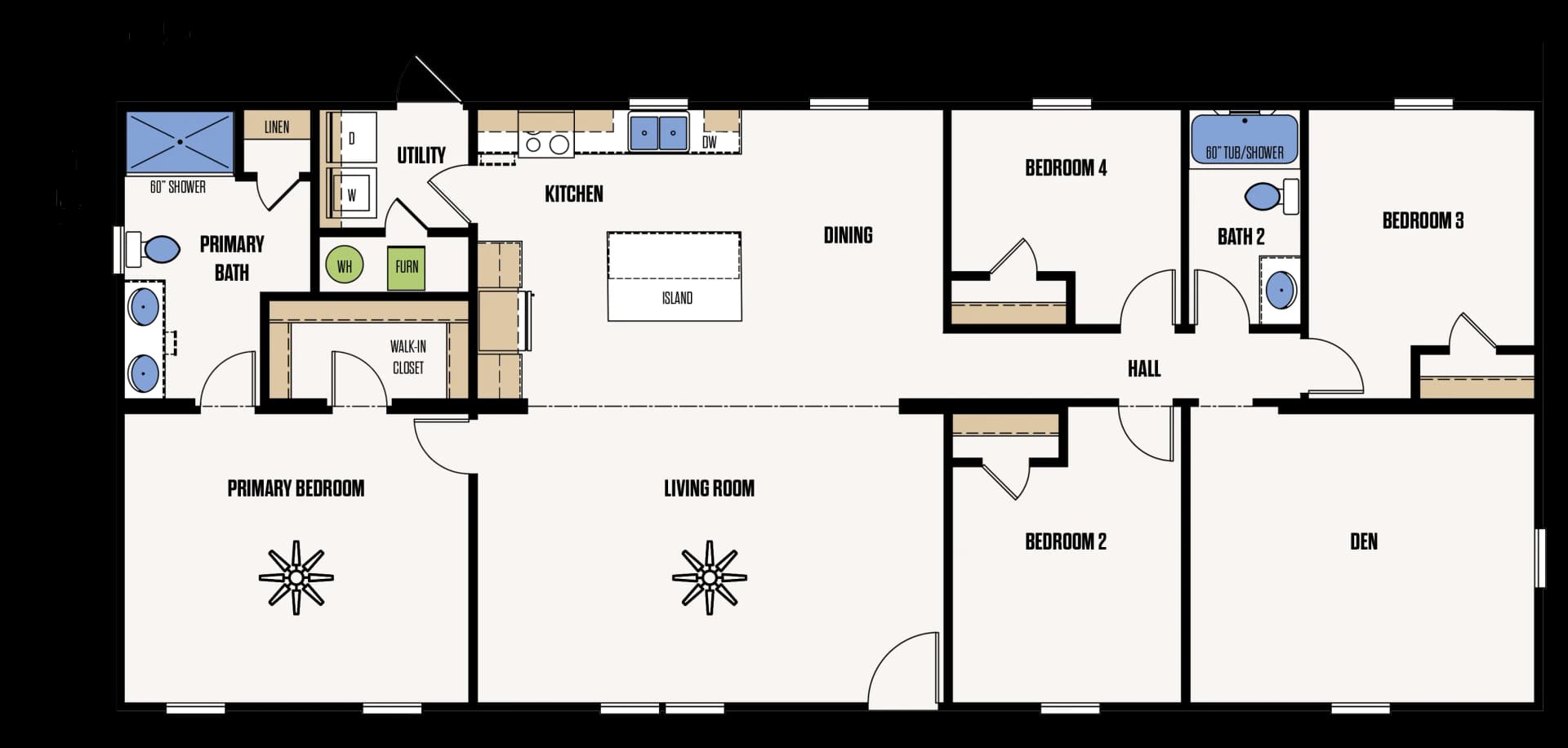 The Dawson floor plan
