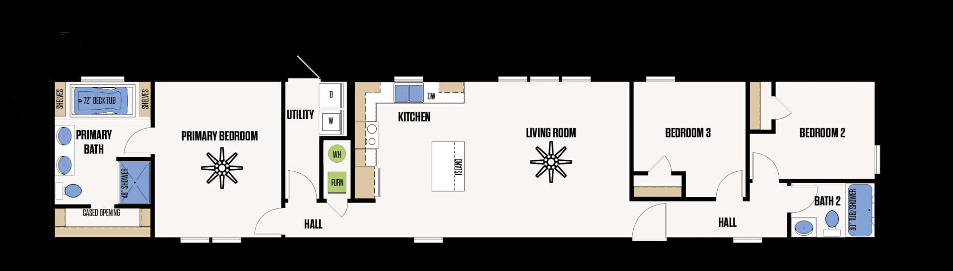 The Mesquite floor plan