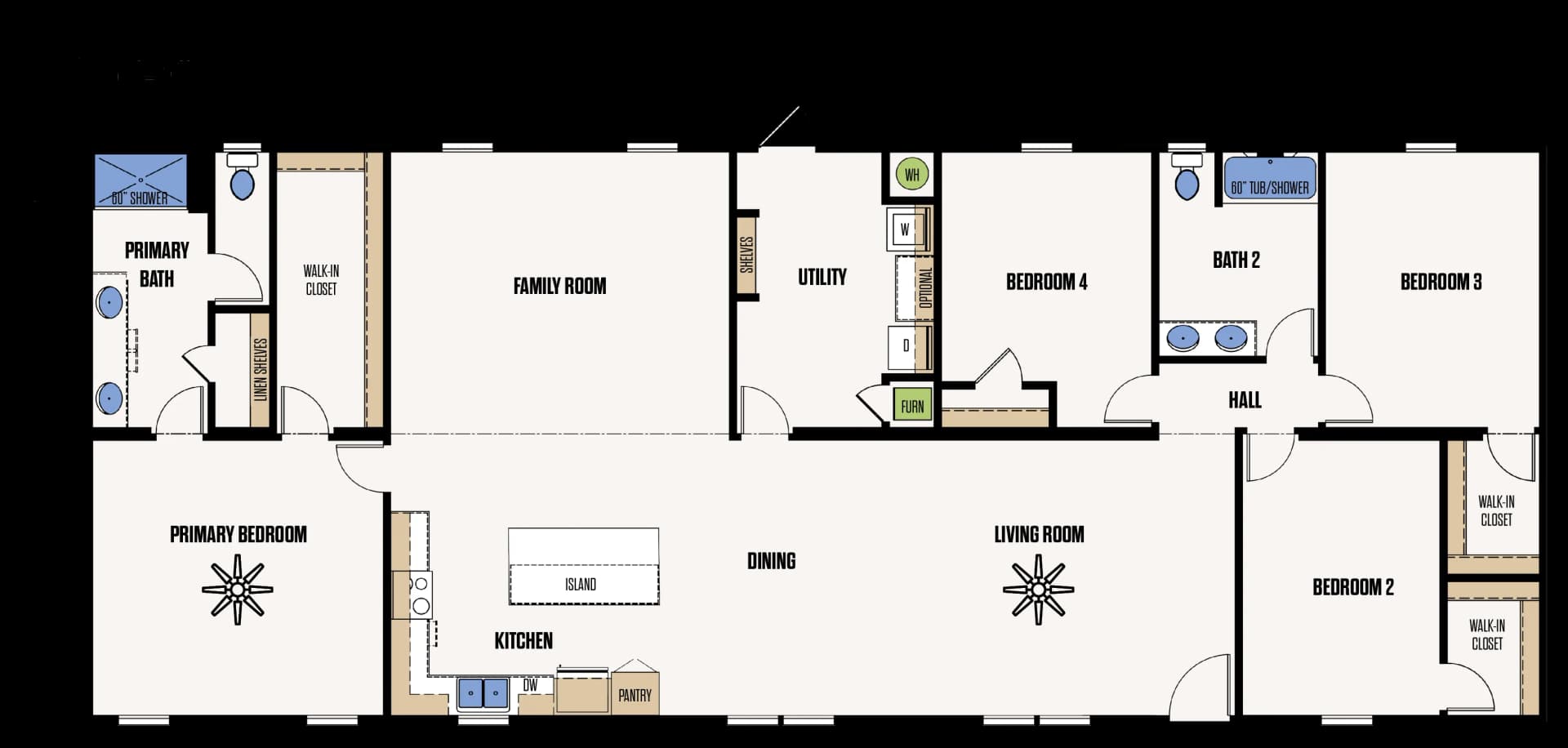 The Trinity floor plan